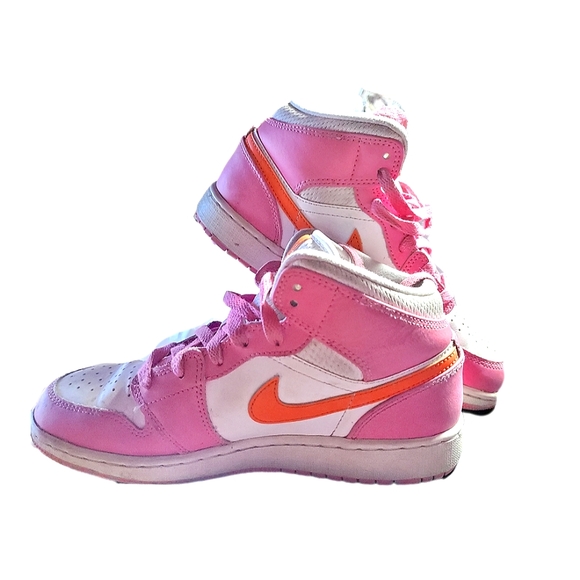 Jordan Other - AIR JORDAN 1 MID (GS) Glace Rose, Girls Hi-top Basketball Shoe